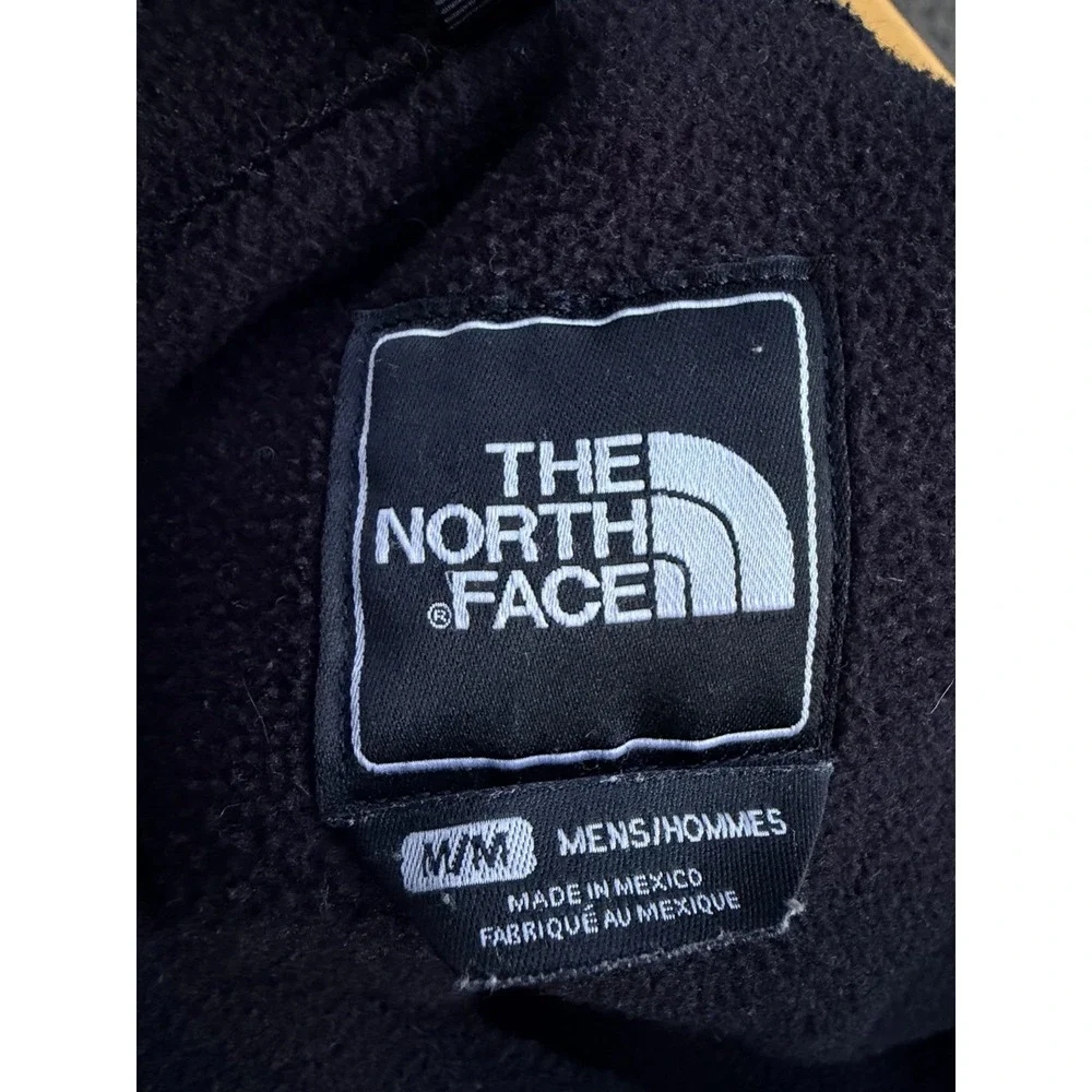 Mens Fleece The North Face Denali Black Full Zip Jacket, Size M
